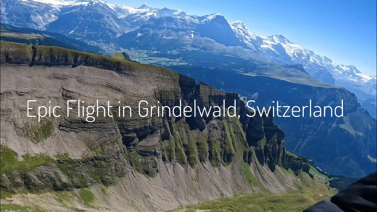 Paragliding Over Grindelwald, Switzerland