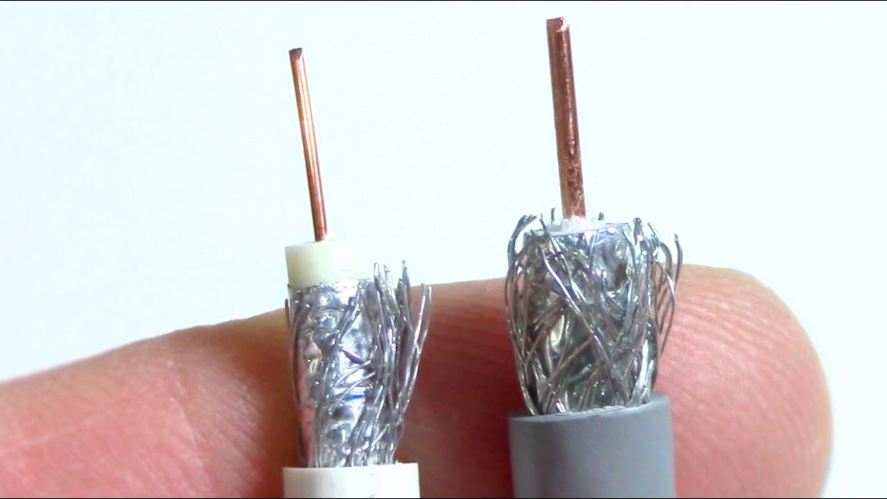Разница между коаксиальными кабелями RG59 и RG6