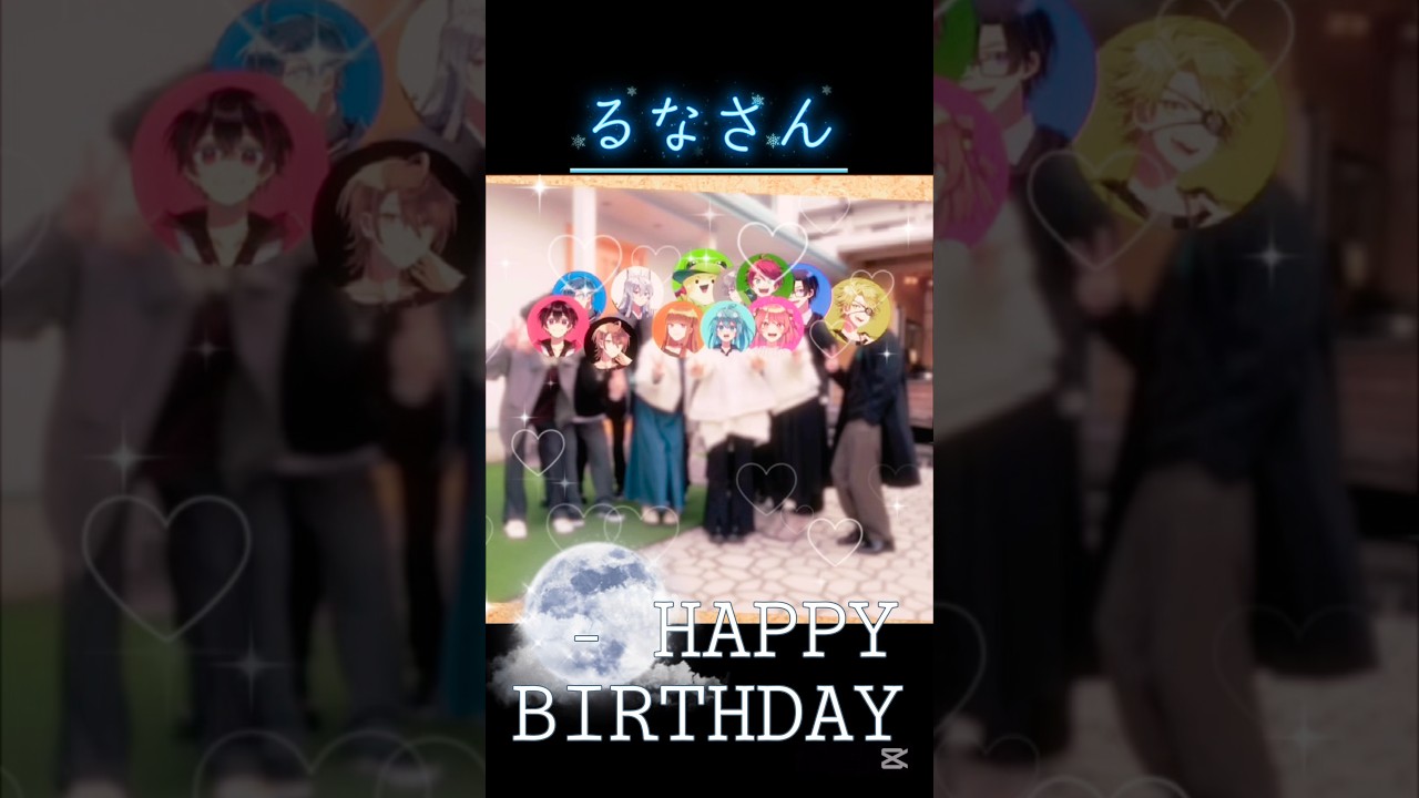 【からぴち】るなさんお誕生日おめでとうございます🎉 #カラフルピーチ #からぴち #マインクラフト #マイクラ #テンプレ使用 #shorts #short #ぴちりす #るな #推し活