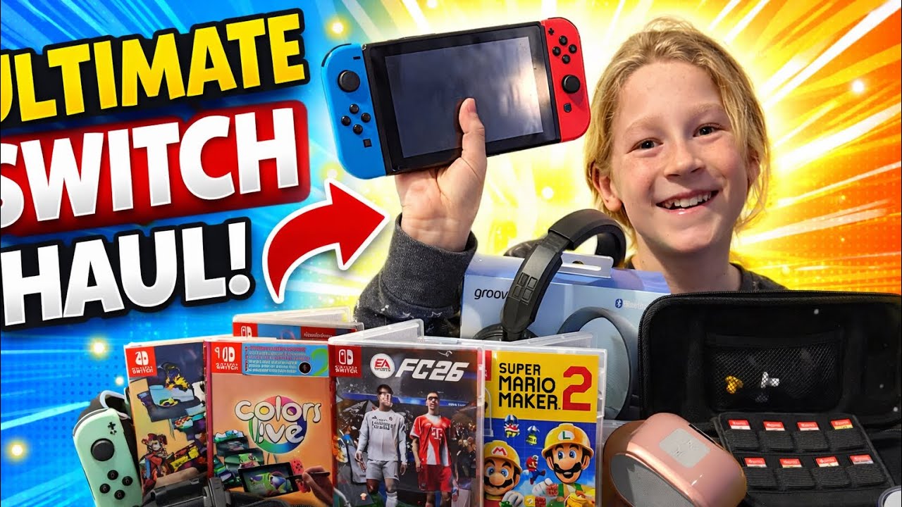 🎮 MASSIVE Nintendo Switch Collection! Games, Controllers & More! 🔥