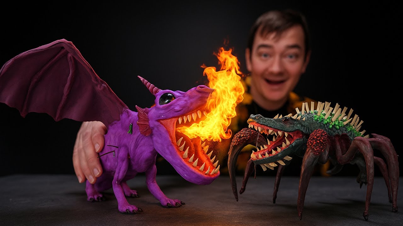 🐉💀 Самая БЕЗУМНАЯ DIY-битва всех времен — Дракон против Зухозиса Мутанта 2.0!
