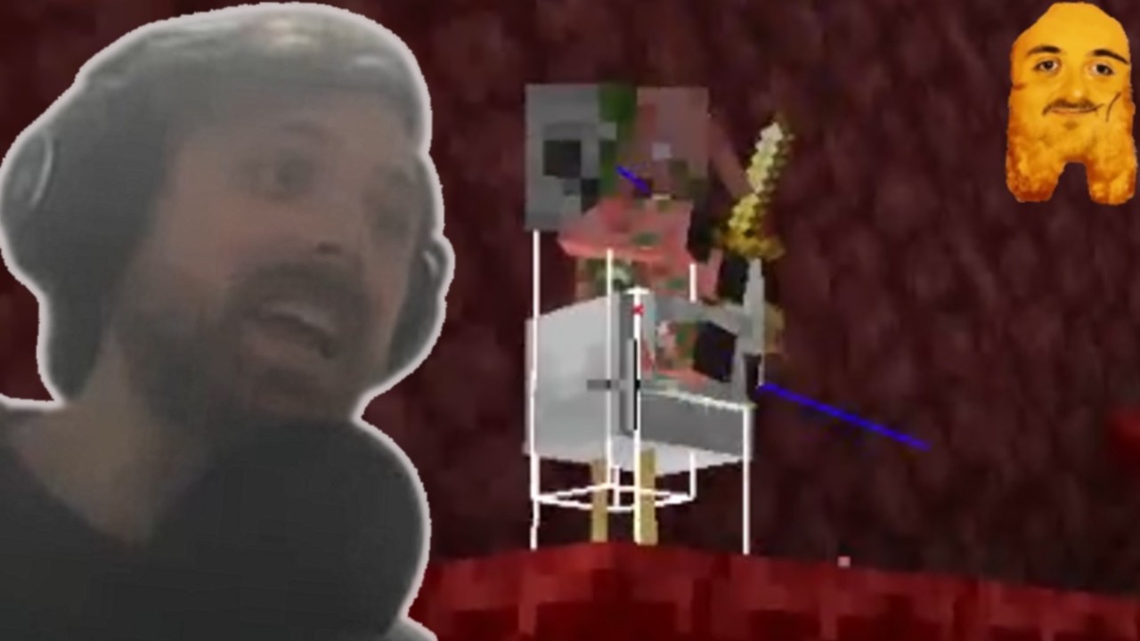 Forsen Runs into a Chicken Jockey