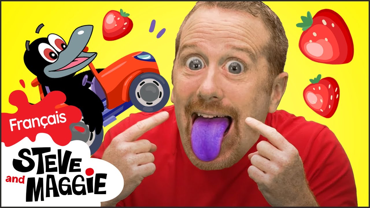 Une histoire de fruits ET PLUS pour les enfants de Steve et Maggie Français