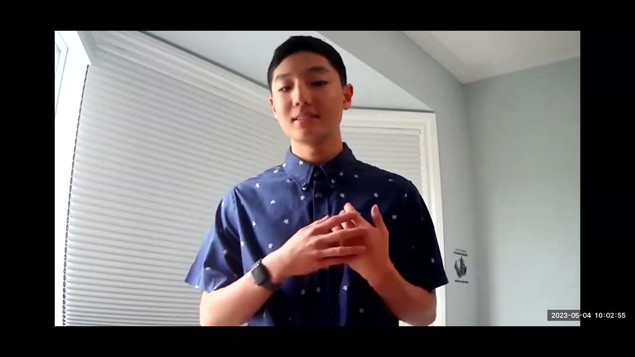 치헌 11학년 논문발표 Caleb's Junior Thesis