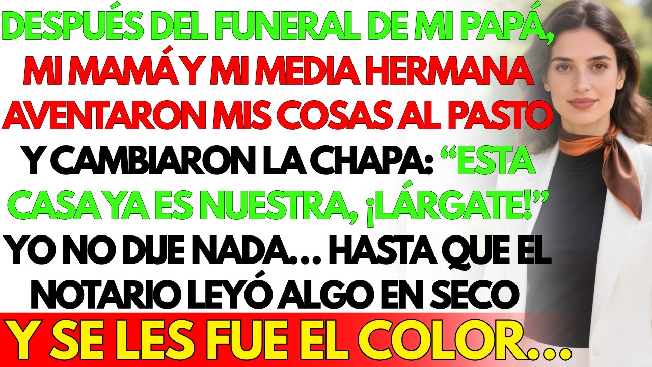 Después del funeral, sacaron mis cosas. 