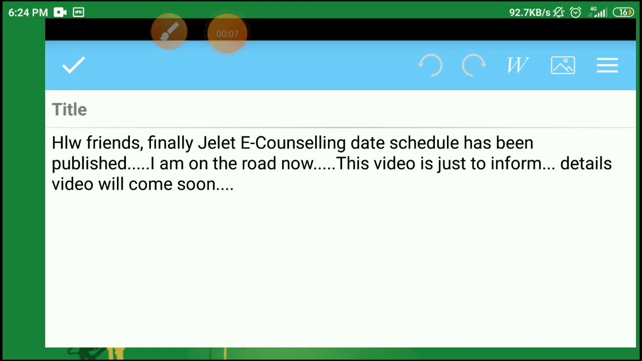 jelet 2020 | E-Counselling date schedule published |