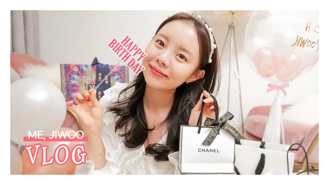 지우의 생일선물 언박싱 | Unboxing Birthday Present🎂🎁 (ENG)