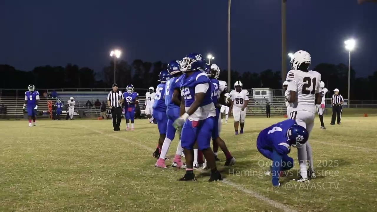 Hemingway vs Kingstree JV Football