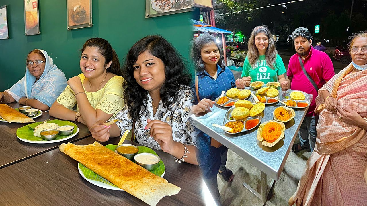 বাংলাদেশী বন্ধুরা খেলো কোলকাতার Street Food 😋| Bangladeshi friends visit Kolkata | Day 2 | Vlog #228