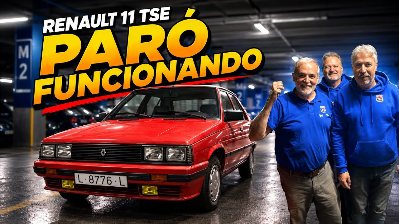Encontramos un Renault 11 que paró funcionando en un parking | Lo arrancaremos? llegará a la nave?
