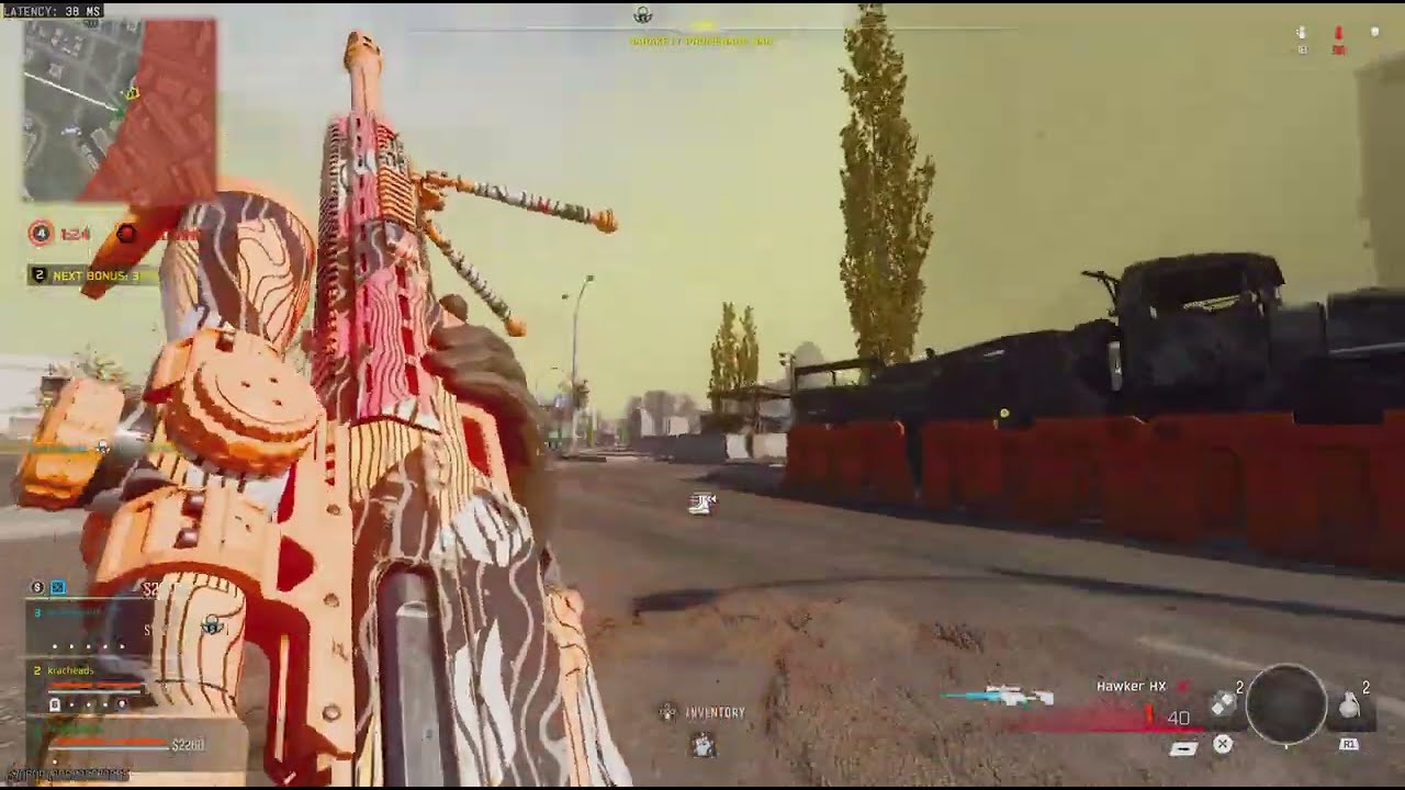 Call of Duty Bertha v heli in the final circle 