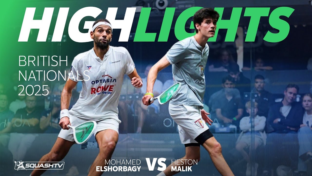 Mo. Elshorbagy v H. Malik 🏴󠁧󠁢󠁥󠁮󠁧󠁿 | British Nationals 2025 | ROUND 1 HIGHLIGHTS