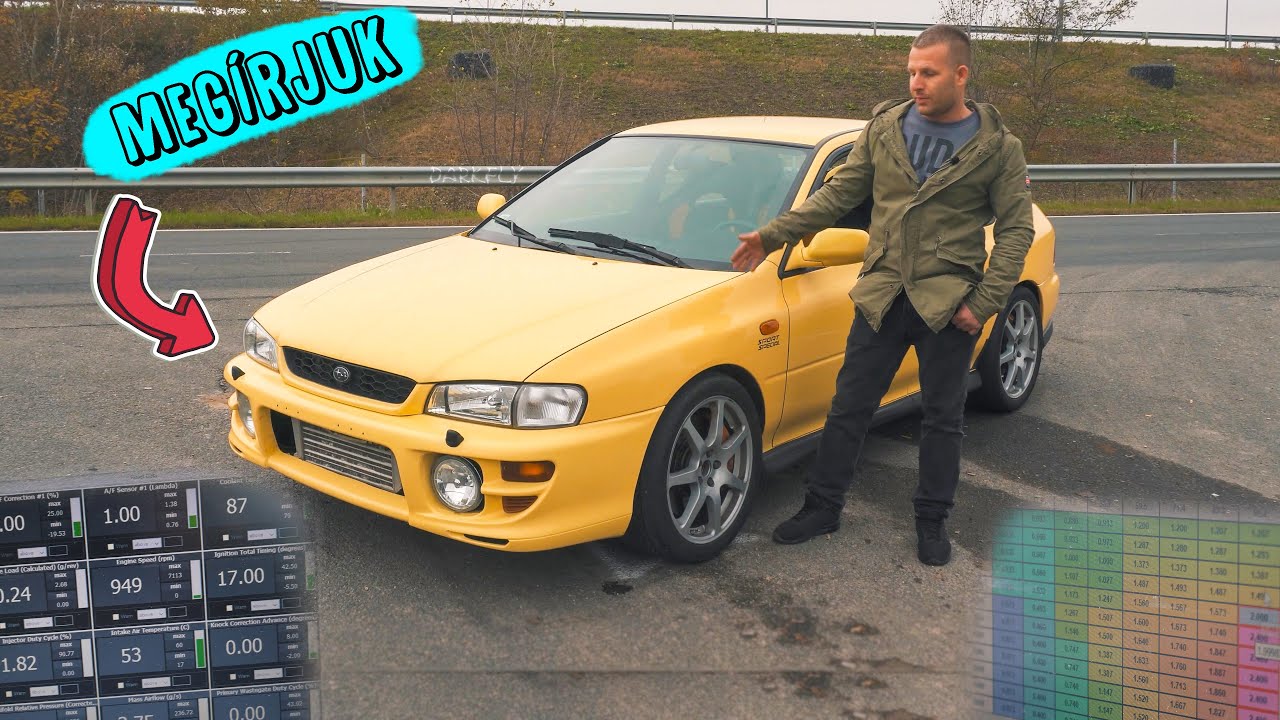 SUBARU PROGRAMOZÁS 💻 GC8 2.5 STi IMPREZA 🚗 CHIPTUNING