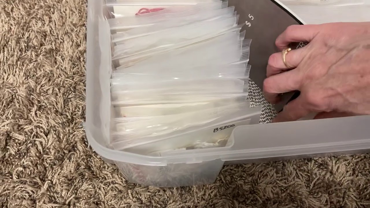 Flosstube #73–My Fabric, Chart, and Floss Organization.