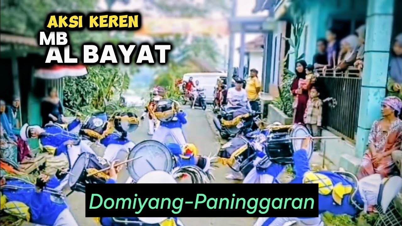 Woii Aksi Keren Dari MB Al Bayat.Acara Akhirusanah Di Madrasah DAR Al-Haromain Damiyang-Paninggaran