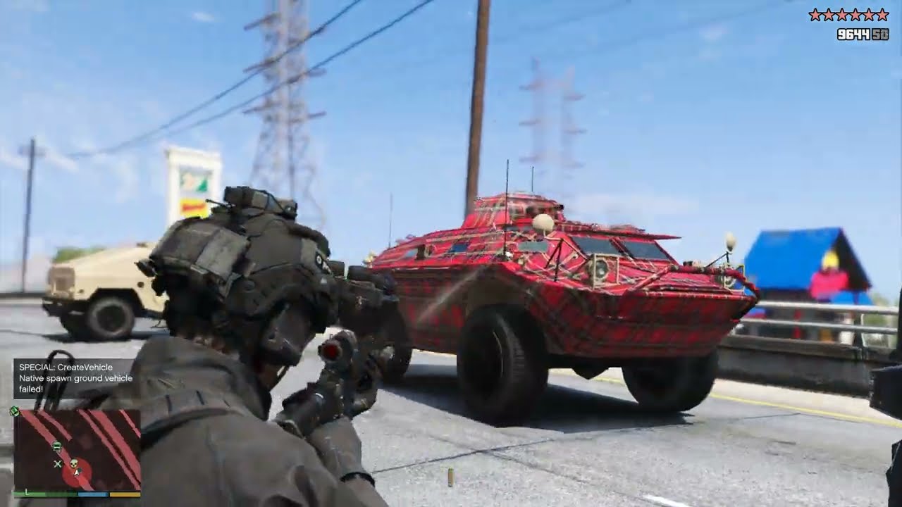 GTA 5 - Prisoner Convoy Attack + Ten Star Escape