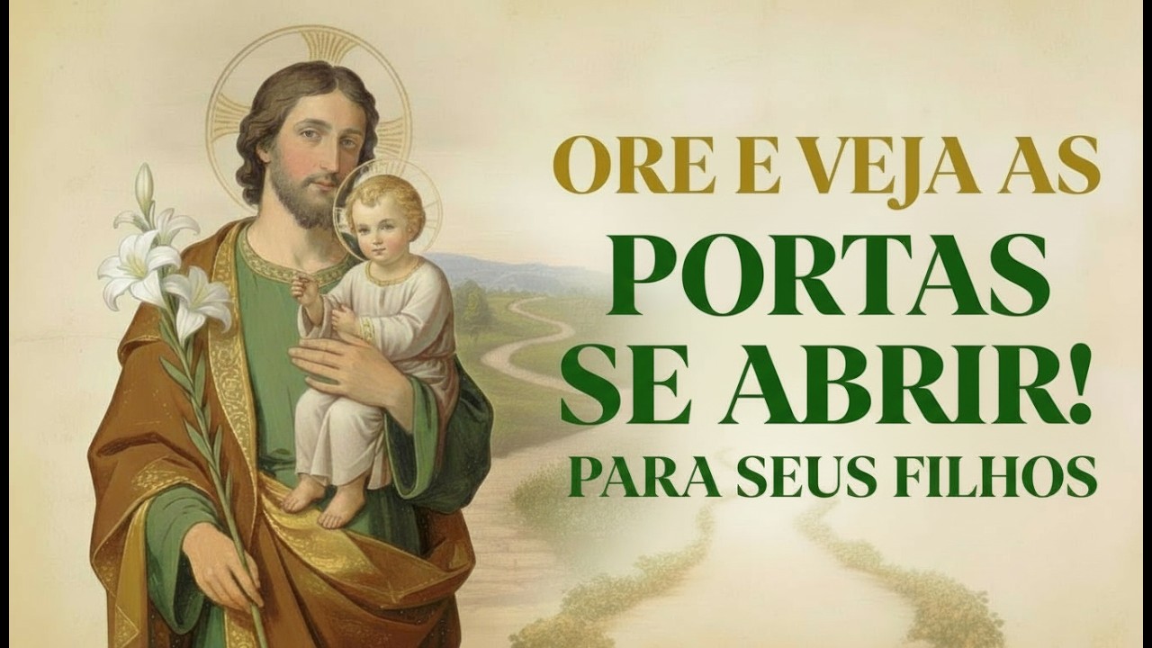 ORAÇÃO DE SÃO JOSÉ DORMINDO PARA PORTAS ABERTAS NA VIDA DOS FILHOS - SÓ ORE   #saojosedormindooraçao