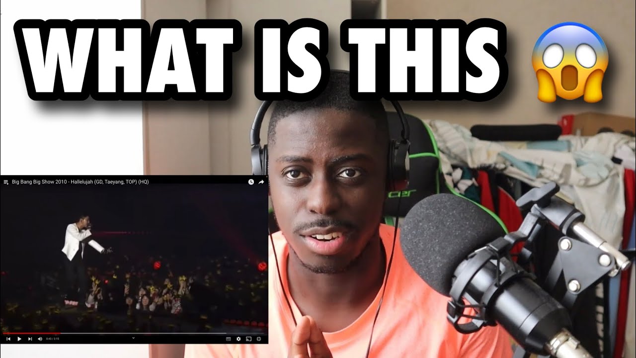 JUST WOW !! Big Bang Big Show 2010 - Hallelujah (GD, Taeyang, TOP) REACTION