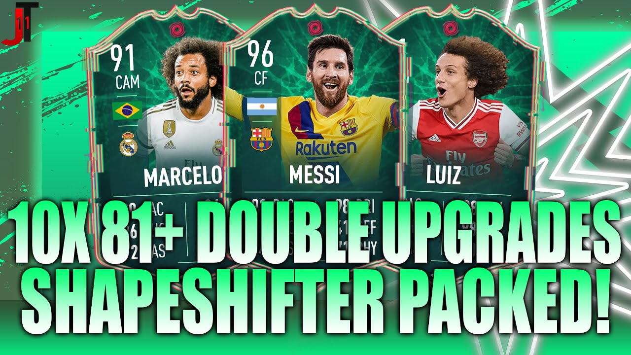 FIFA 20 10X 81+ DOUBLE UPGRADE PACKS! SHAPESHIFTER PACKED!