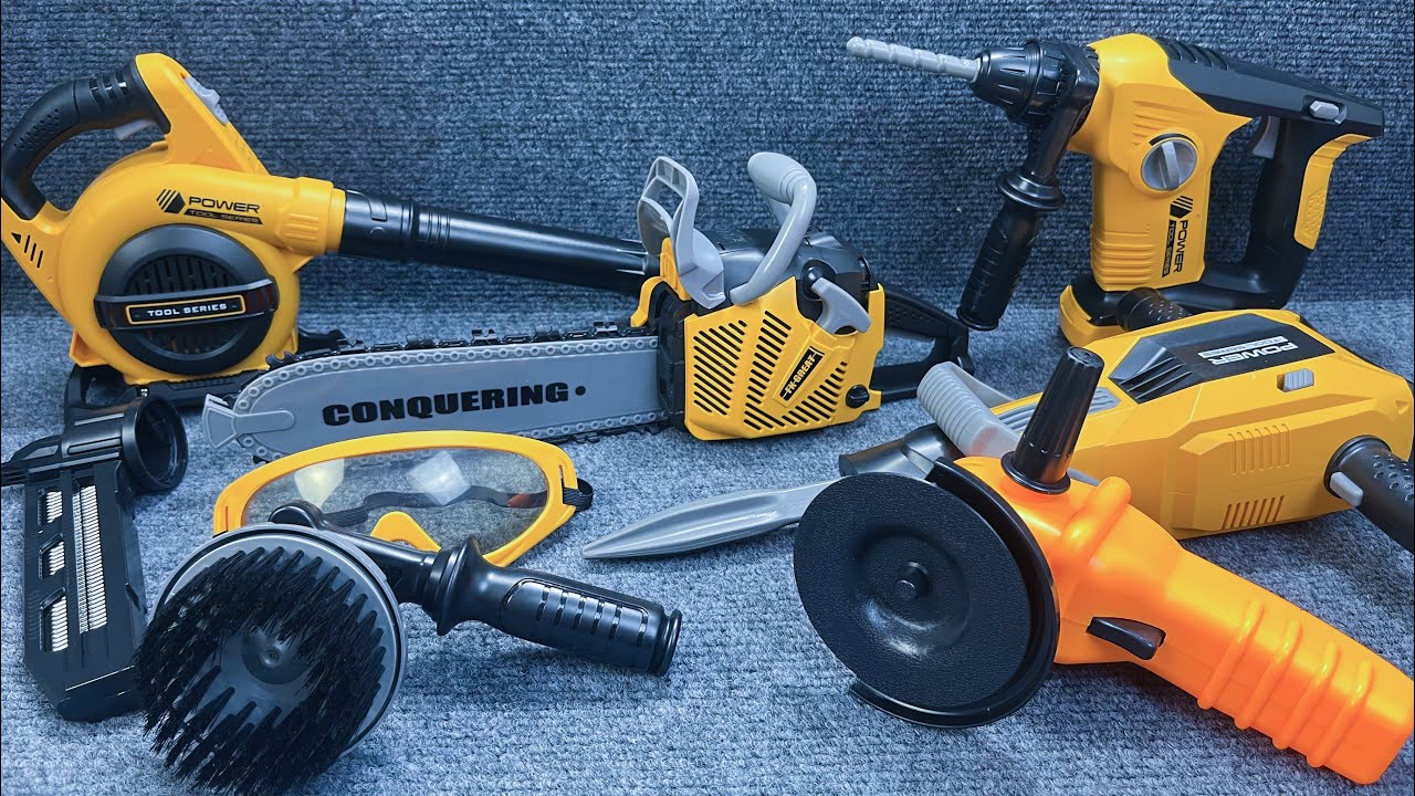 19 minutes to open the electric drill and saw. The yellow appearance is very eye-catching