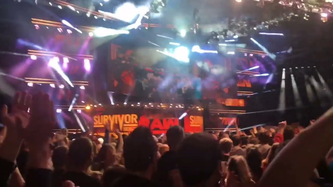 WWE Raw 2016 Pyro