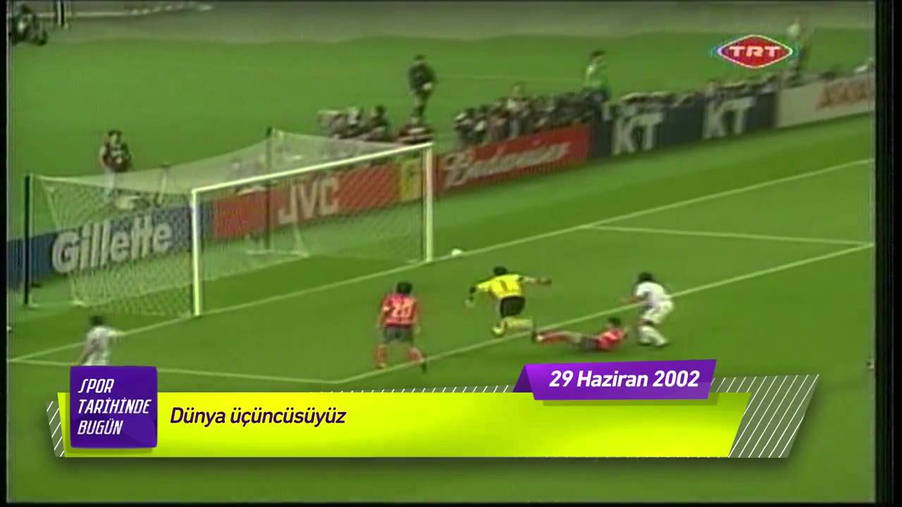 ''D&Uuml;NYA &Uuml;&Ccedil;&Uuml;NC&Uuml;S&Uuml;Y&Uuml;Z'' 29 Haziran 2002 Spor Tarihinde Bug&uuml;n
