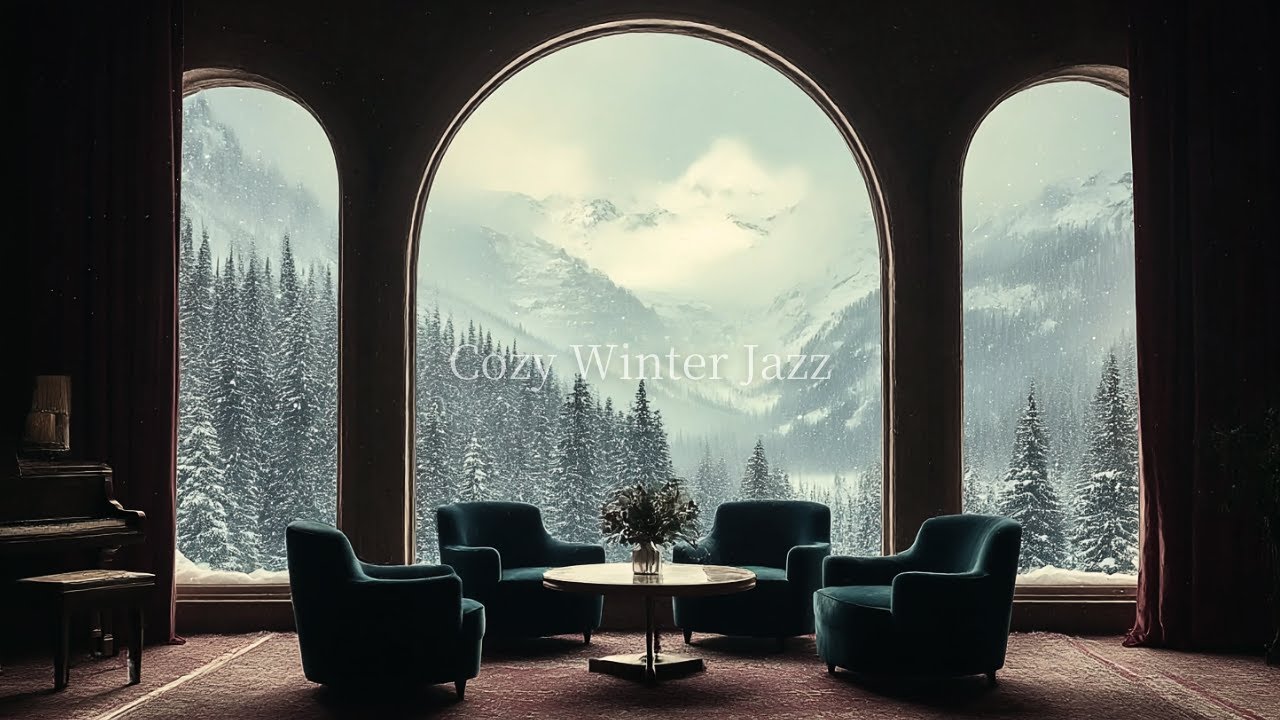 [playlist] Cozy Winter Jazz for a Morning Café — Snowy Lounge Ambience