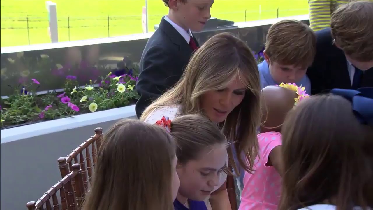 LIVE: First Lady Melania Trump reads to children at Children’s National Health System