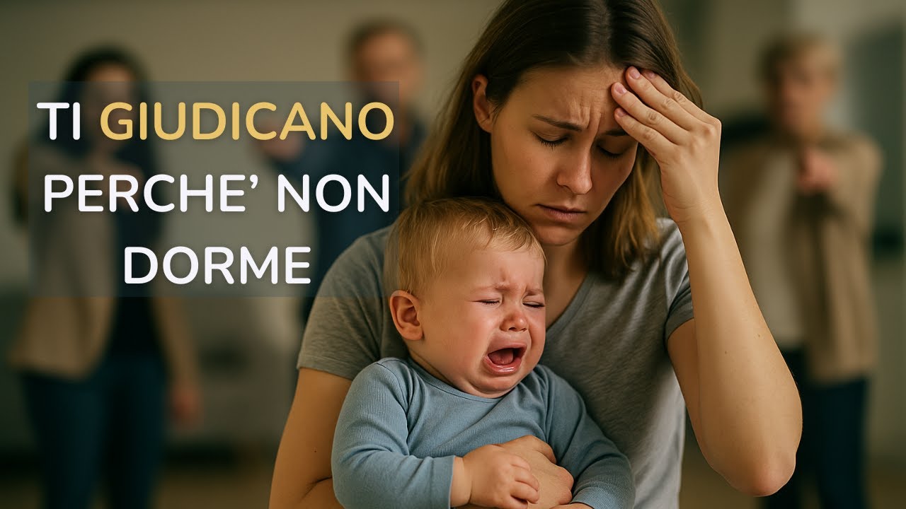 Perché tutti ti giudicano se tuo figlio non dorme?