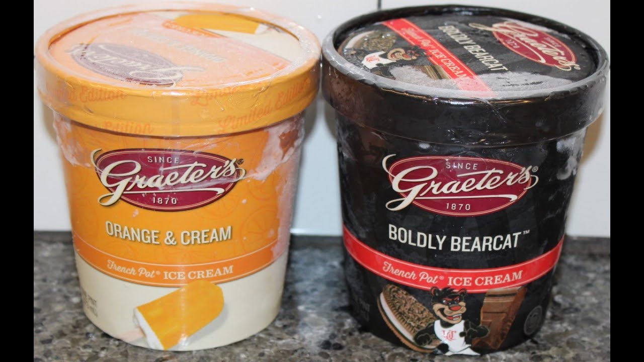 Graeter’s Ice Cream: Orange & Cream and Boldly Bearcat Review