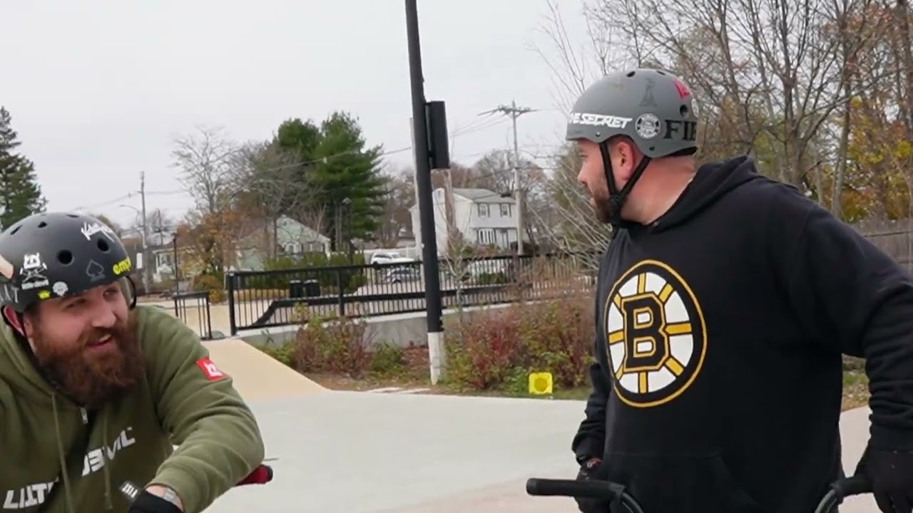 We tried a new skatepark