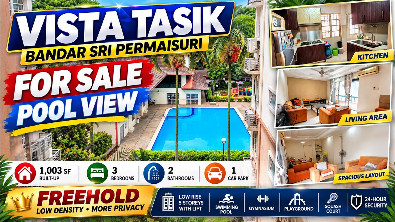 [FOR SALE] Vista Tasik Condominium, Bandar Sri Permaisuri. Your Cozy Home Awaiting! 