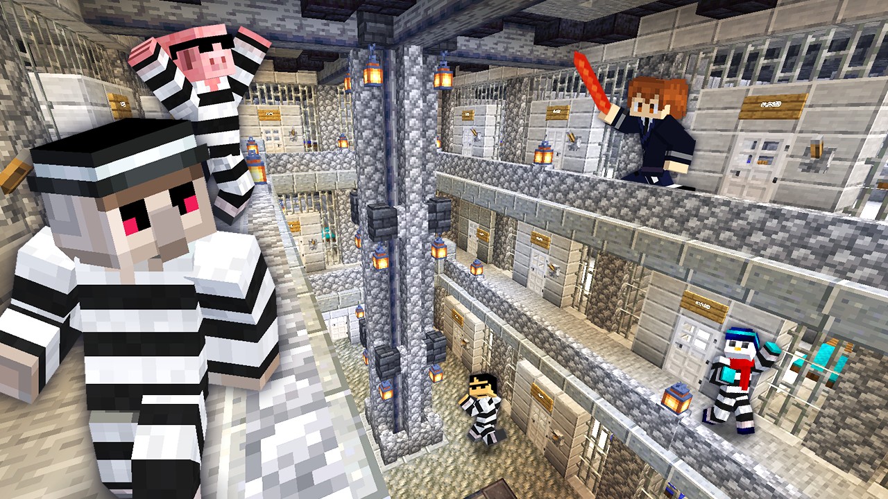 【マイクラ】看守の目を盗んでみんなで脱獄せよ！