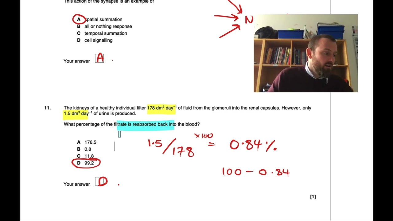 Biological Processes 2022 Example Predicted Paper (OCR A Level Biology)