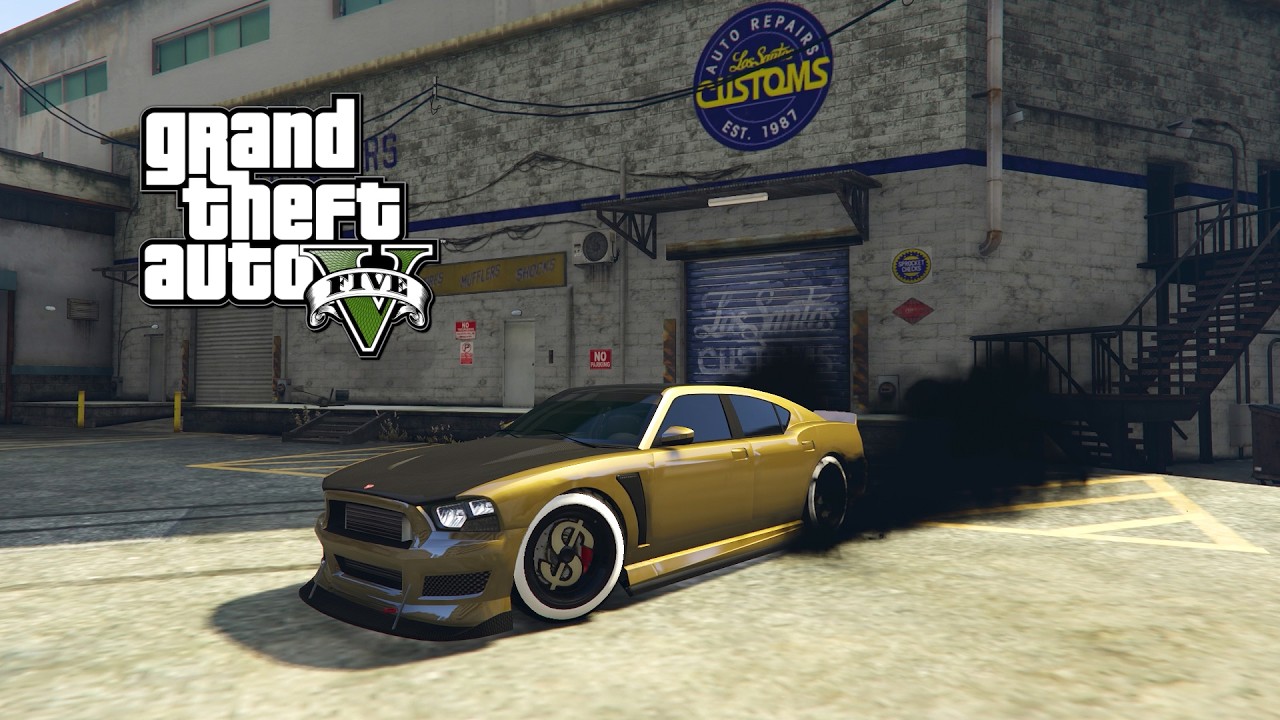 GTA 5 - Best Franklin's Dodge Charger Customization | Bravado Buffalo S