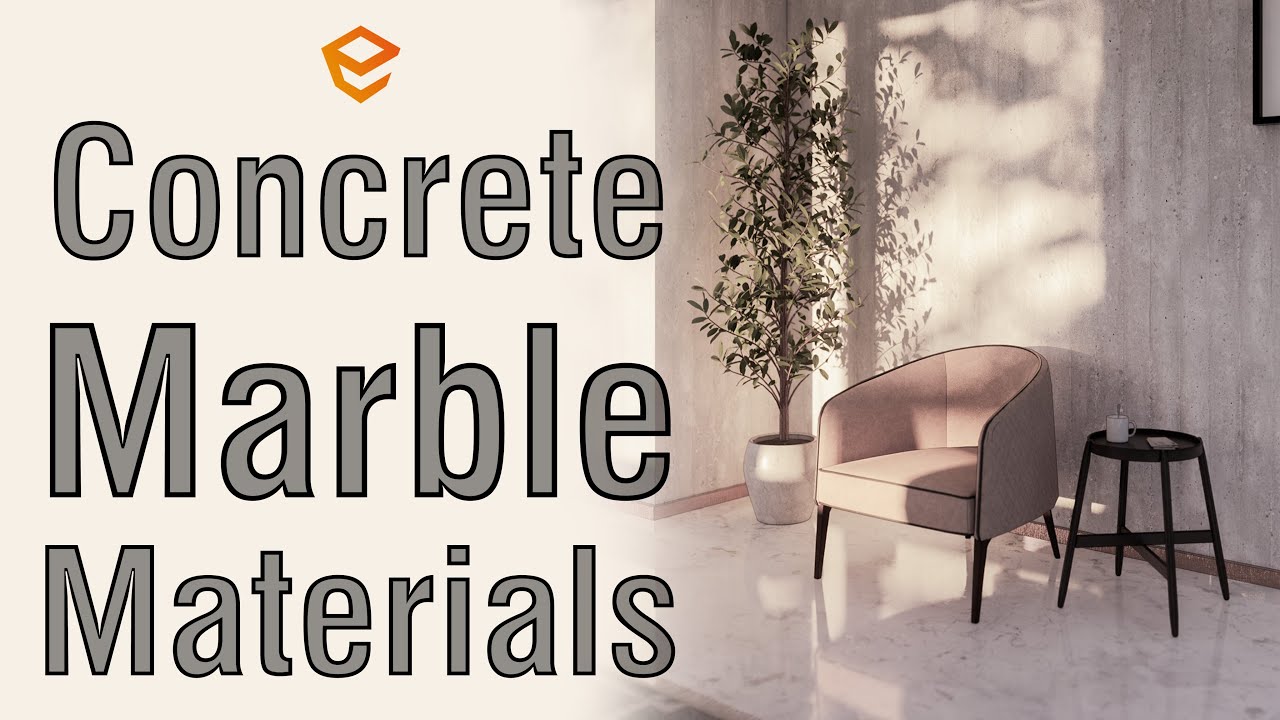 Super Realistic Concrete and Marble Materials in Enscape 3.5