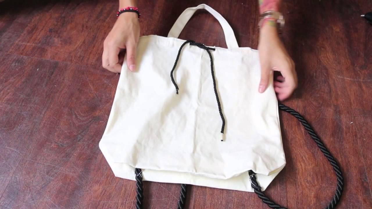 DIY - BOLSA A MOCHILA