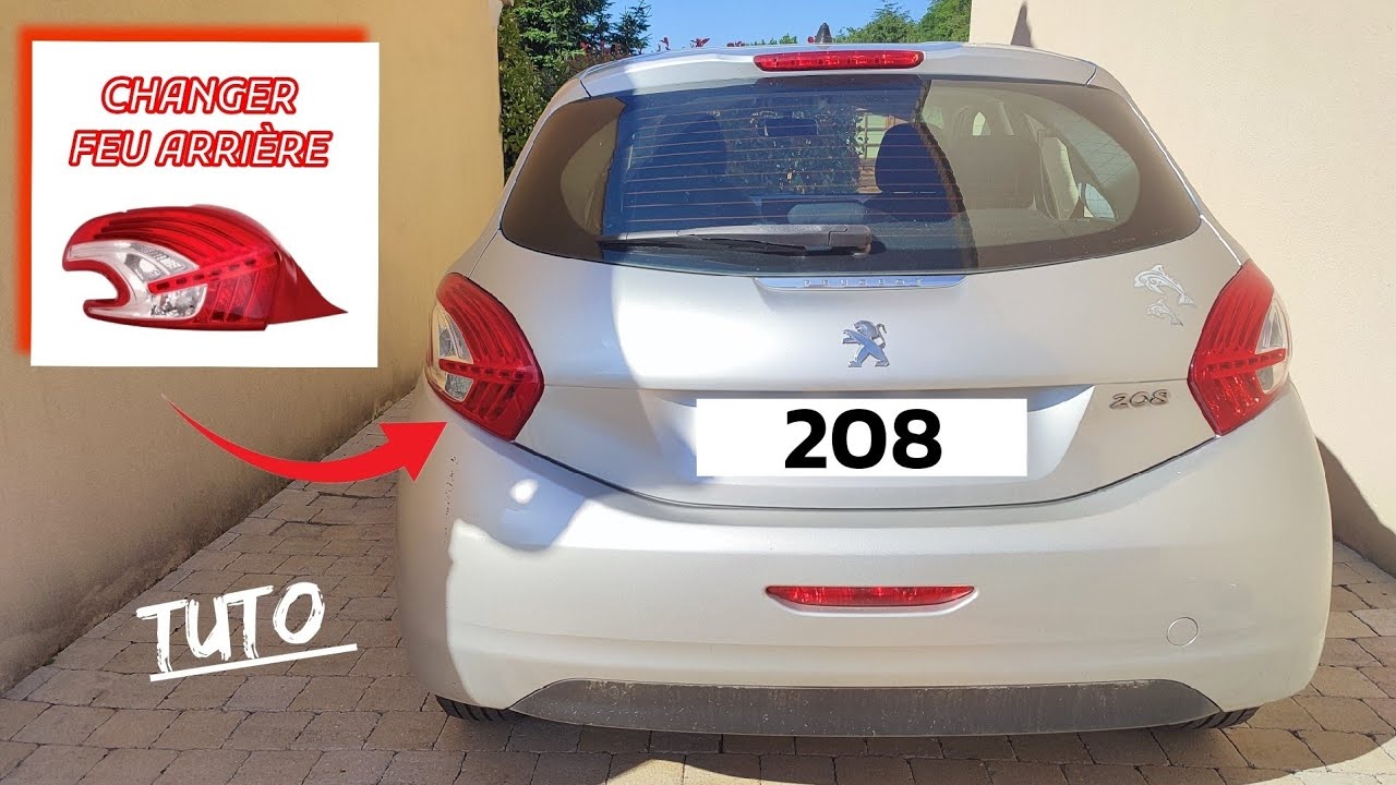 💡 ЗАМЕНА ЗАДНЕГО ФОНАРИ НА PEUGEOT 208