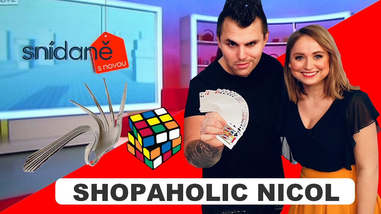 Kouzelník Tomasiano a Shopaholic Nicol ve Snídani s Novou
