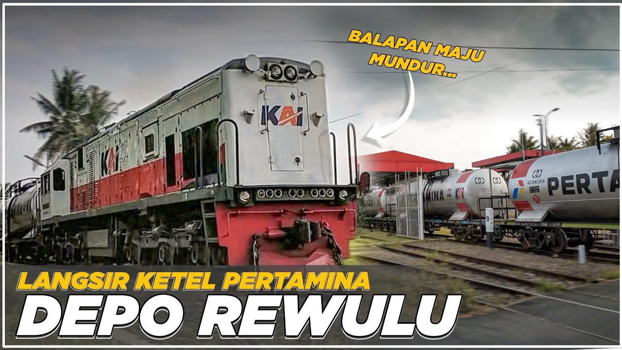 HUNTING KERETA BBM SORE HARI DI STASIUN REWULU | Bisa Balapan Sama Kereta BBM‼️