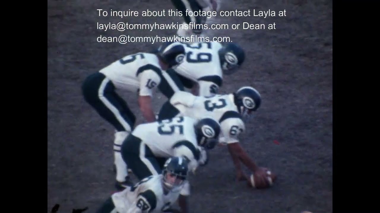 1969 Gardena High vs Roosevelt Second Half CIF City Championship Game Action