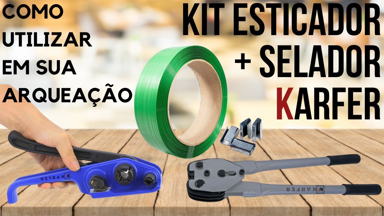 Esticador e Alicate Selador para Fitas de Arquear - Como usar