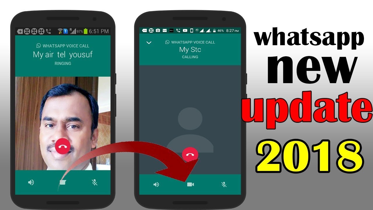 whatsapp new update 2018 | VOICE CALL  VIDEO CALL QUICK SWITCH | captain gpm