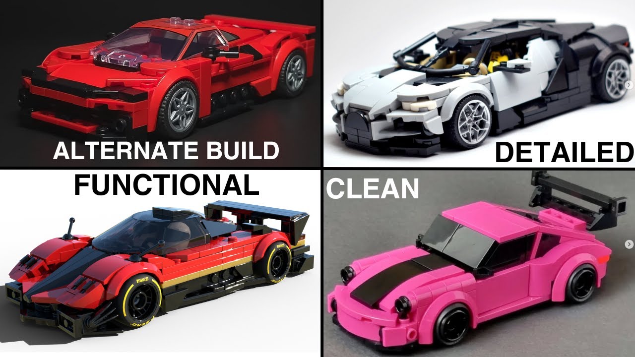 6 Types of LEGO car builders