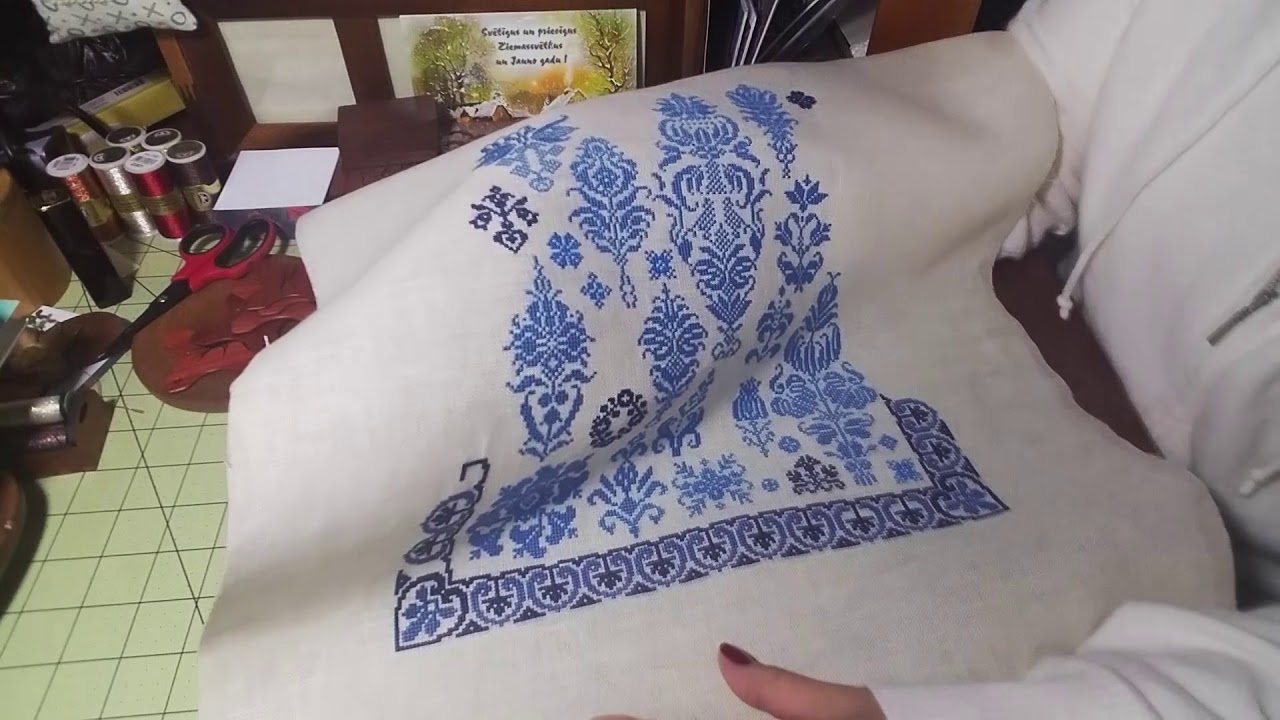 ~ 65. Вышивка крестом ✂ Мои текущие процессы.