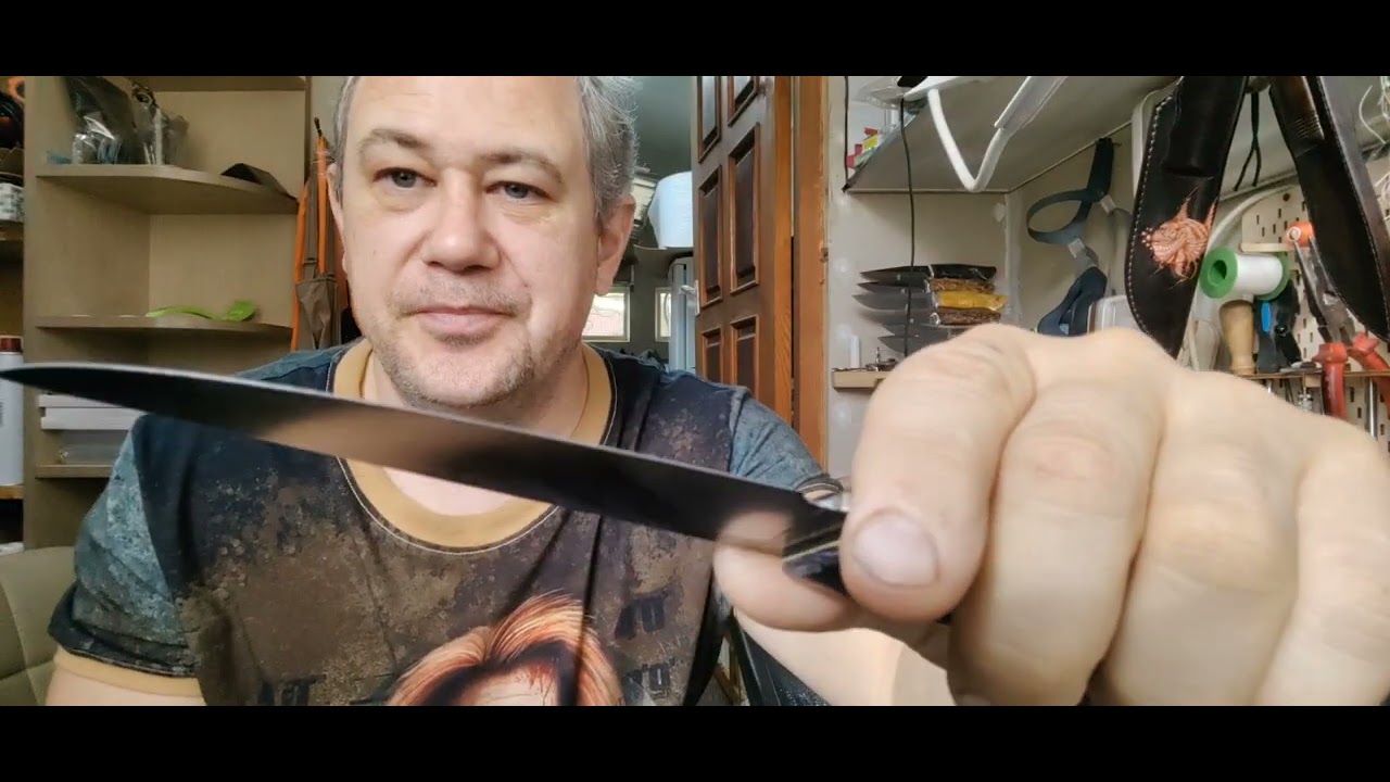 Ножи из элмакса. Шикарные карбоны на фултангах.🔥