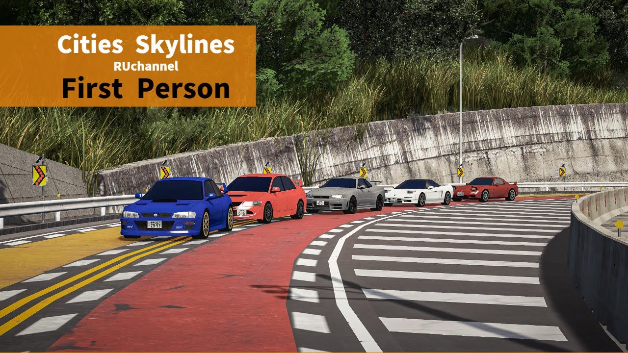 Cities Skylines : First Person Seaside driving  (Mingda ep31)