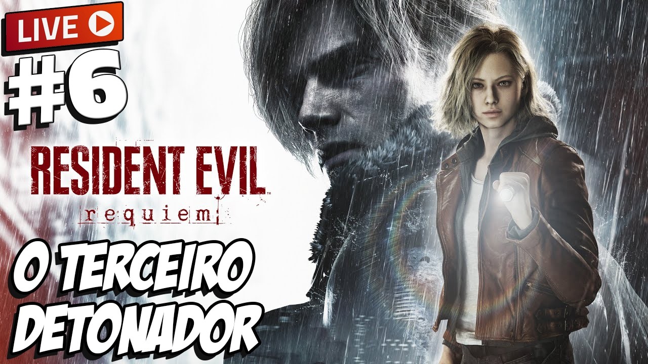 Resident Evil 9 REQUIEM (PC) PARTE 6 - O Terceiro detonador AO VIVO