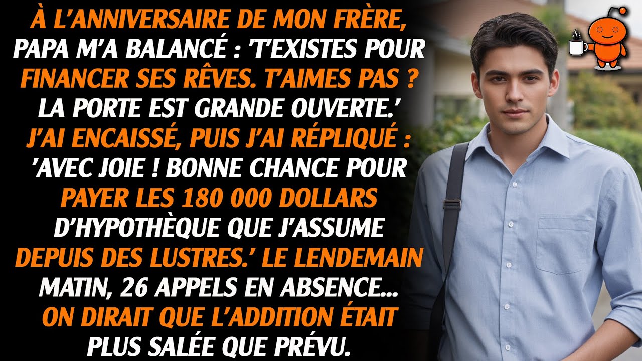 « Tu existes pour financer ton frère », a dit papa à la fête d'anniversaire. Ma réponse s'est...