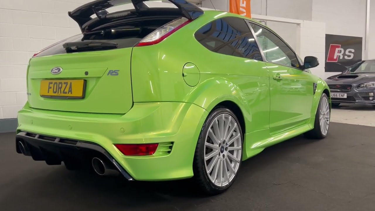 * 1 OWNER FROM NEW * 2010 FORD FOCUS RS MK2 2.5, ULTIMATE GREEN, UNTOUCHED, FORZALINE LTD